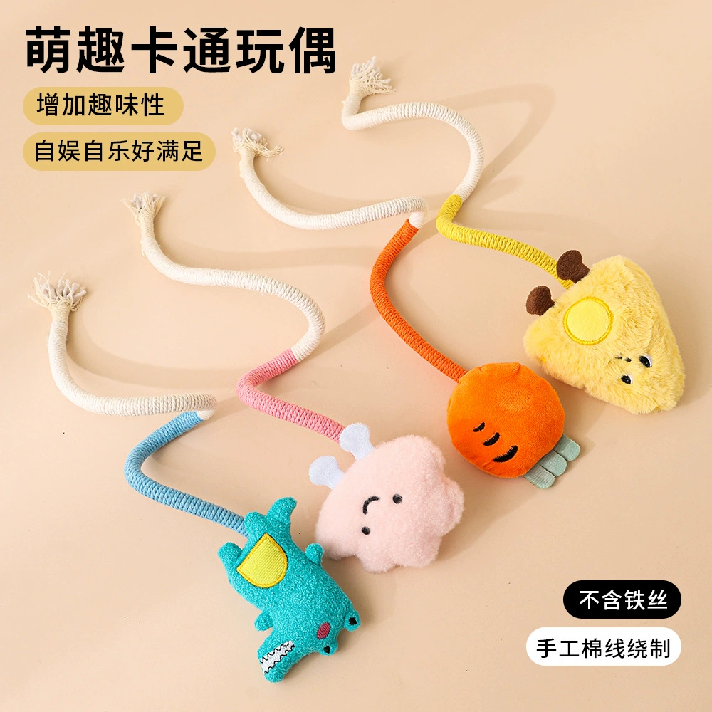 Куклы кусают веревку игрушка кошачий кошачий мята от привет