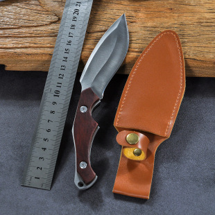 Small straight meat knife for Mongolian hand-held meat cutting, suit barbecue meat cutting, meat cutting, bone cutting, universal knife