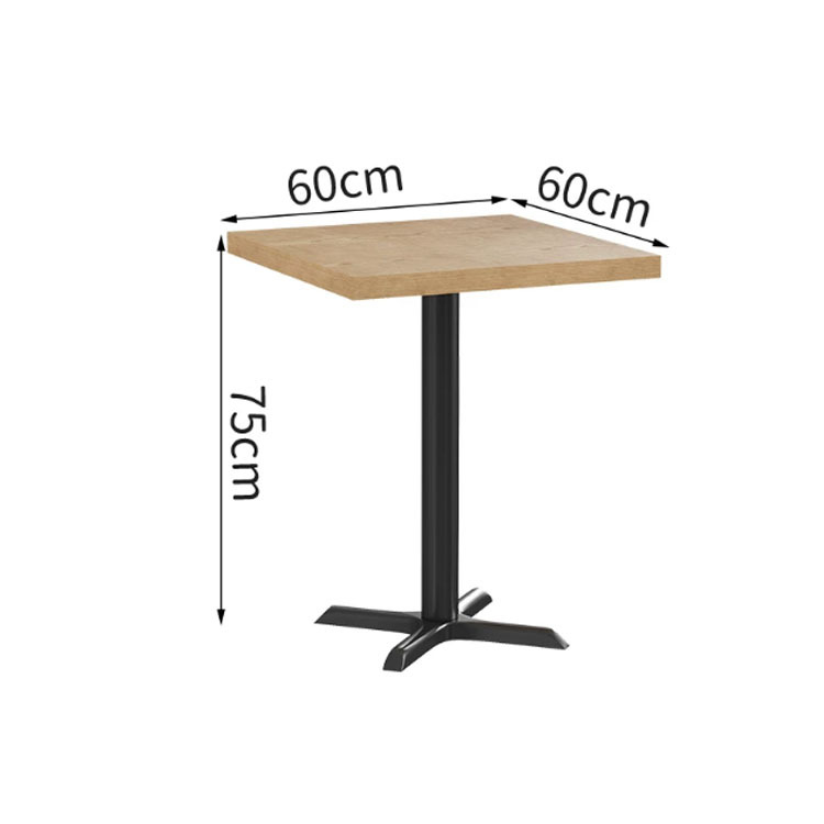 Juego de Mesa y Sillas para Comedor de Madera Maciza para Restaurante