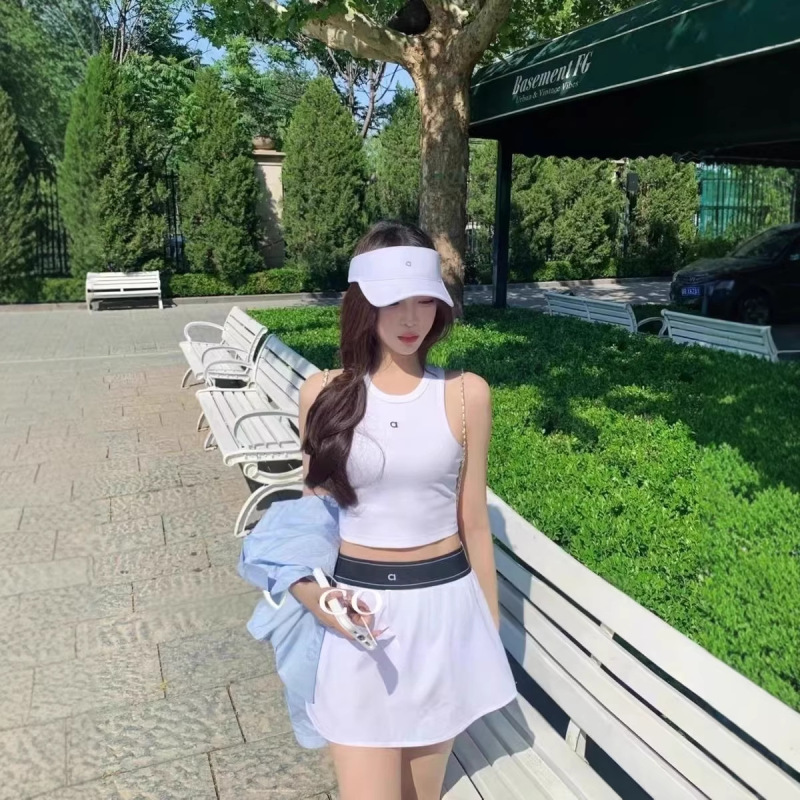 Al* Letter Logo Quick-Dry Skirt Fashionable Sports Versatile Casual Women's Short Skirt Dropshipping