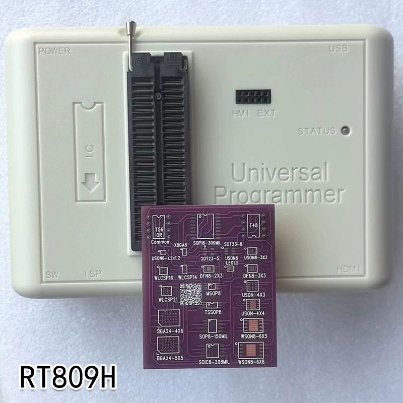 Burn record holder Read and write holder Chip BIOS read and write adapter WSON8 QFN8 test 4x4 ROM error