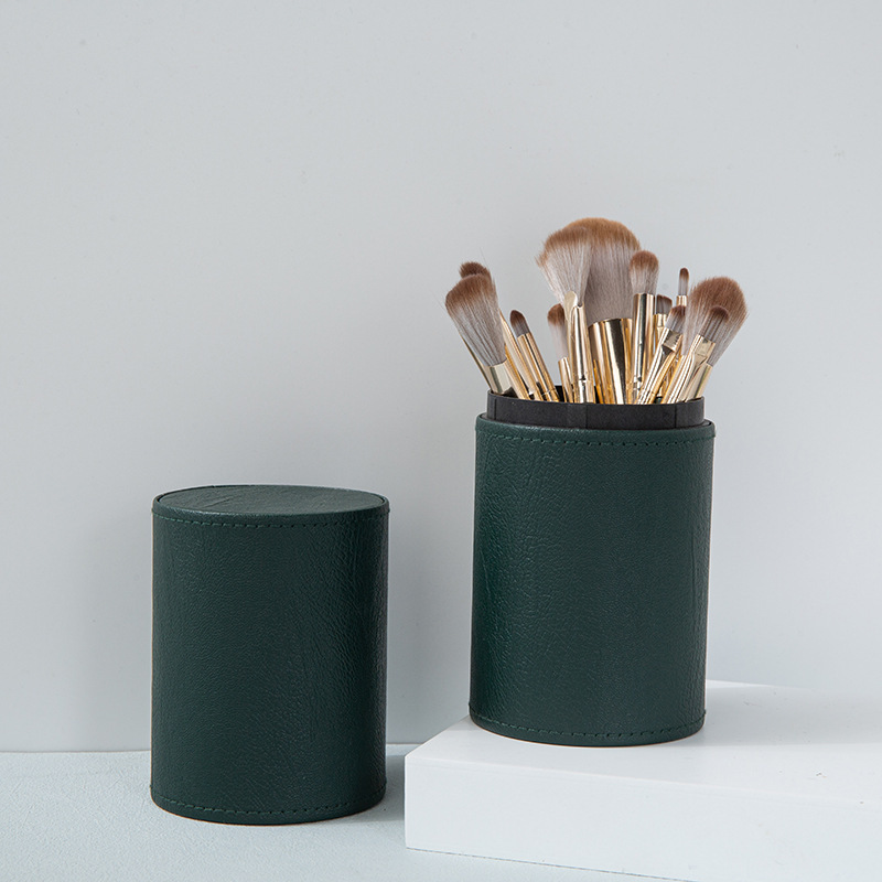 14 pinceles de maquillaje bolsas OPP (con cubo de almacenamiento)