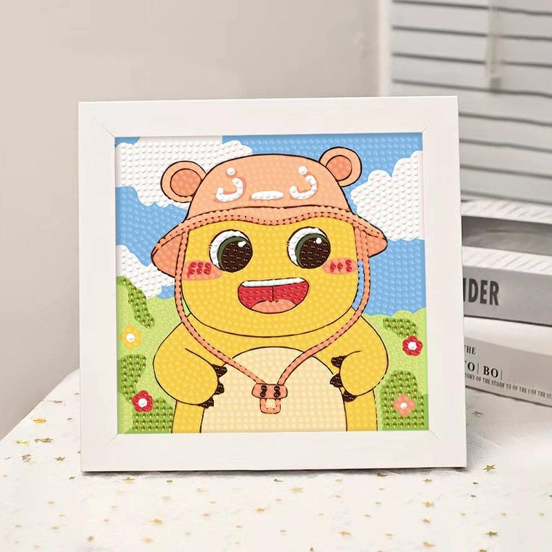 Набор для алмазной вышивки (Sanrio) Пикачу в раме, 17×17 см, комплект для полного стежка DIY
