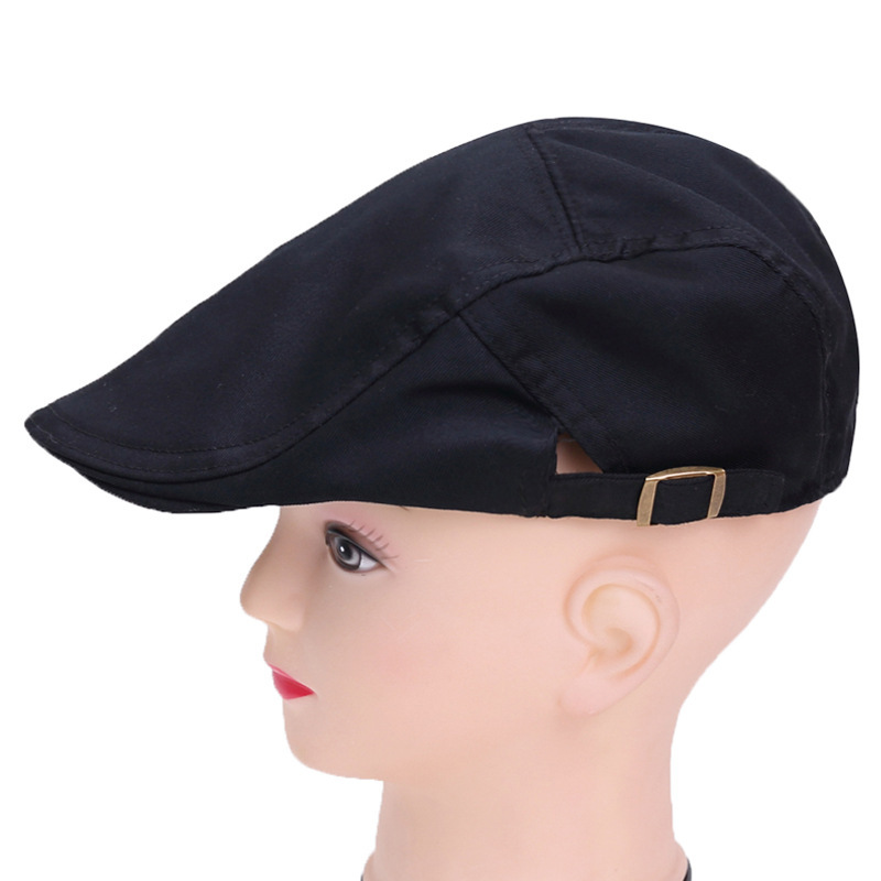 Nueva boina de vaqueros sombrero de cocinero camarero sombrero de trabajo sombrero de frente sombrero de boina de restauración mujer bordado personalizado