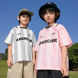 EK童装25夏季日式凉感短袖POLO百搭上衣