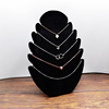 Suede Flame Necklace Display rack Portrait Pendant Exhibition Jewelry rack Jewelry Holder Necklace rack Bracket