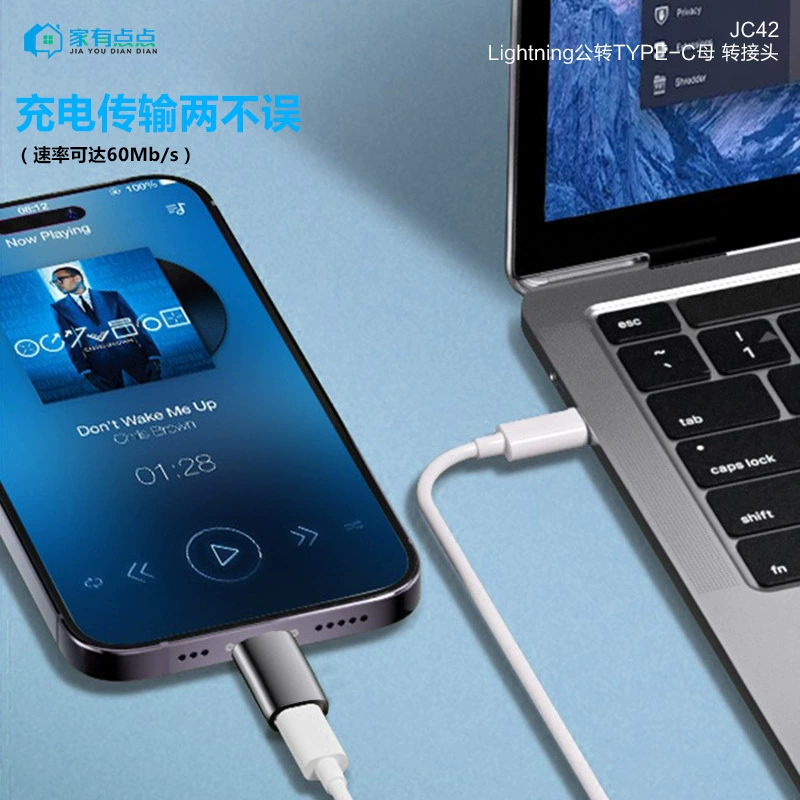 Адаптер Lightning на Type-C, зарядный кабель C, подходит для Apple 8-16JC42/шт