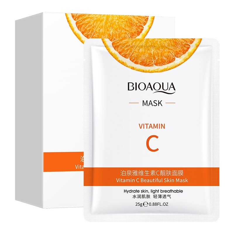 Poquenya Vitamina C Limpieza Facial Limpieza Profunda Hidratación Facial Limpieza Facial Loción Facial Cream Set