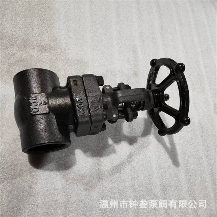 Z11H-64C 锻钢内螺纹闸阀 高温高压导热油闸阀 手动锻钢闸阀DN15