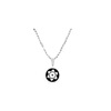 King Glory Tokyo 尸 Ecstasy Naruto Write Wheel Eye Pendant Necklace Titanium Steel tide logo necklace