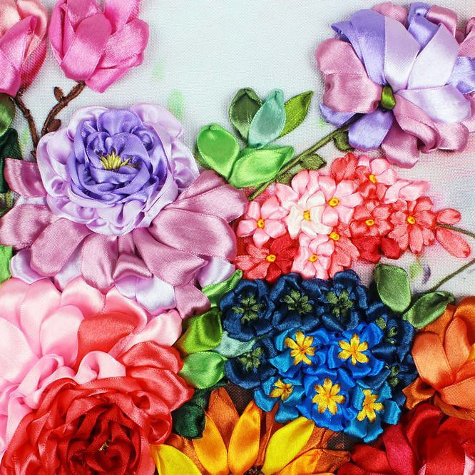 Oujin nianhua cinta bordado fábrica impresión en color directo colgando pintura bulliciosa impresión en color sala de estar entrada pintura decorativa