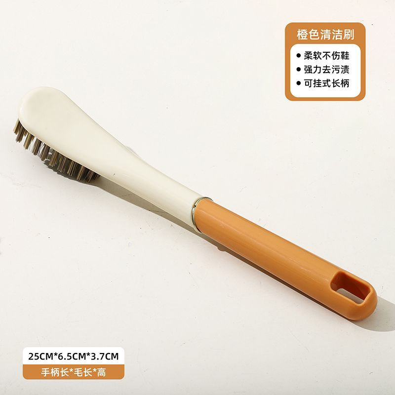 Cepillo de zapatos multifuncional de mango largo cepillo de zapatos de pelo suave limpieza doméstica cepillo de zapatos de ropa y zapatos al por mayor