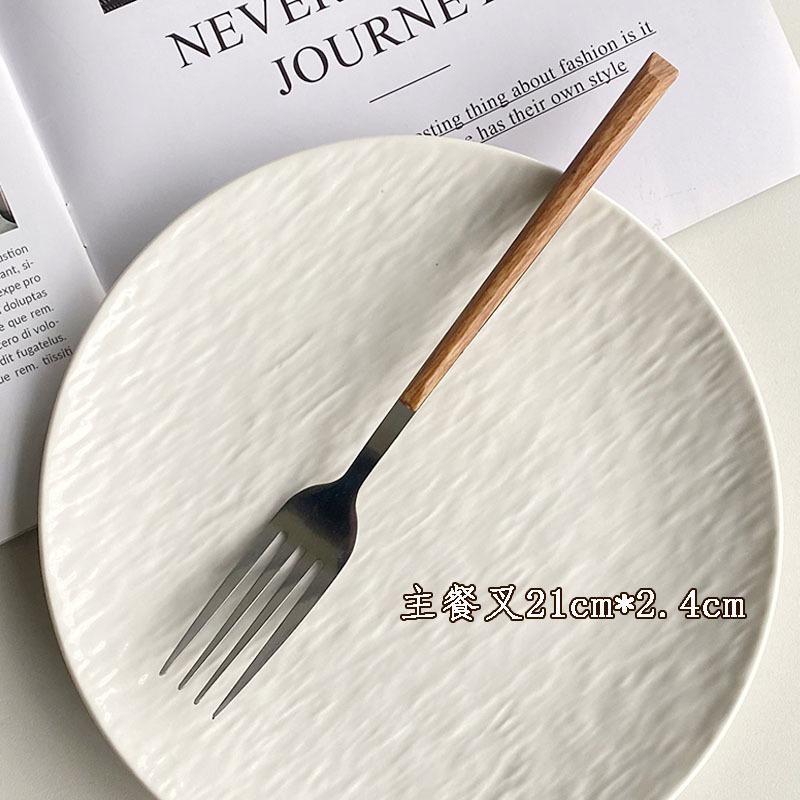 ステンレススプーンフォーク洋食スプーンお食事スプーン子供用デザートスプーンフォークins风家庭用韩式长柄食器|undefined