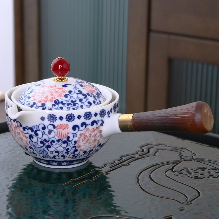 Portátil de viaje juego té al aire libre tetera camping expreso taza cerámica regalo Negocio personalizado logo