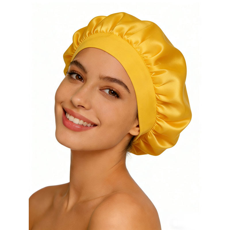 Transfronterizo Amazon seda elástica gorra de dormir gorra de belleza gorra image 19
