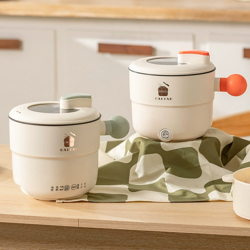 Электрическая кастрюля с антипригарным покрытием, многофункциональная электрическая миска для лапши быстрого приготовления, сферическая рисоварка, горячий горшок, студенческое общежитие, мини-доставка на дом