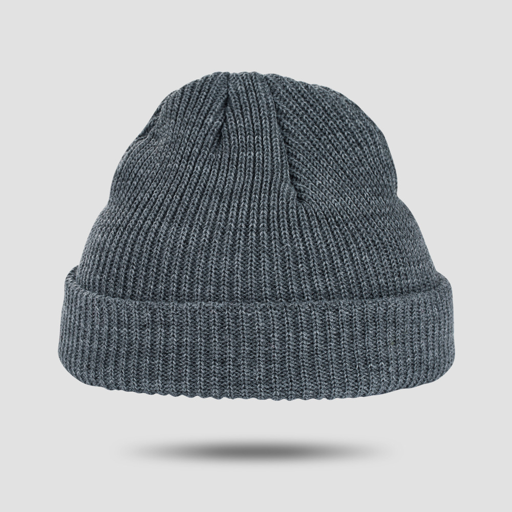 Exclusivo Para Productos De Punto Cruzado Sombrero De Punto De Color Sólido Para Mujer Otoño E Invierno Cálido Todo A Juego Gorro De Lana De Estilo Coreano Gorra De Hombre De Moda display picture 6