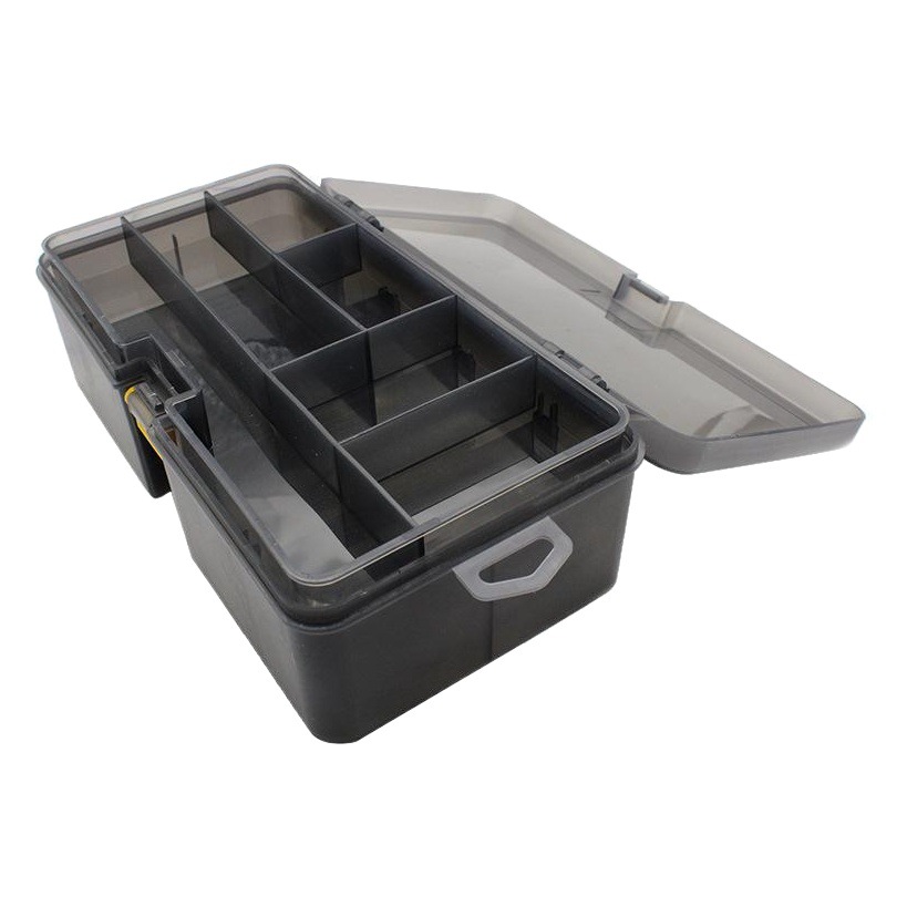 Caja de cebo Luya extraíble caja de almacenamiento de doble capa caja de accesorios caja de herramientas de pesca caja de plástico caja de gancho de pesca artes de pesca