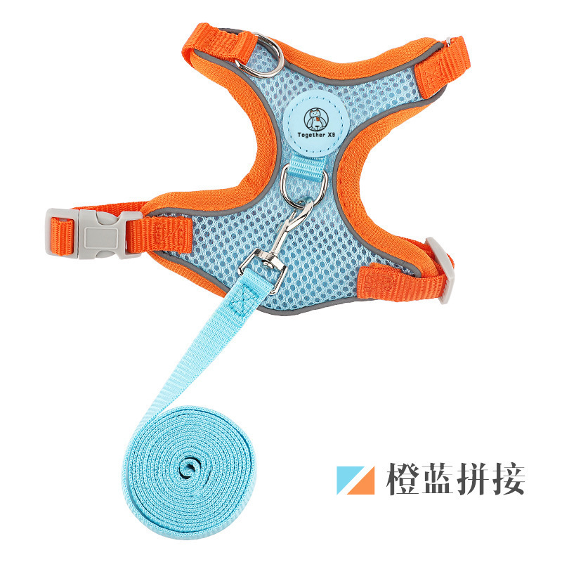 Correa de gato Estilo Chaleco correa de pecho anti-rotura cuerda de gato Bolt Cadena de gato suministros especiales de salida