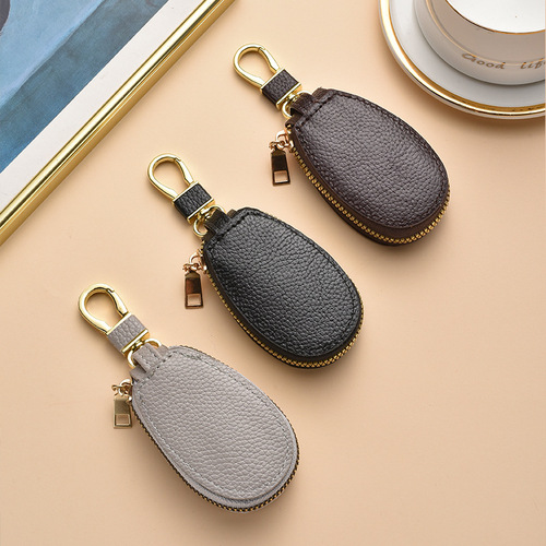 Key holder for men and women, universal car keychain, large capacity multi-functional wallet, key organizer, simple and small design