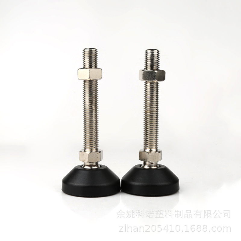 中科色选机M16尼龙可倾斜调整关节蹄脚 半导体智能设备支撑脚