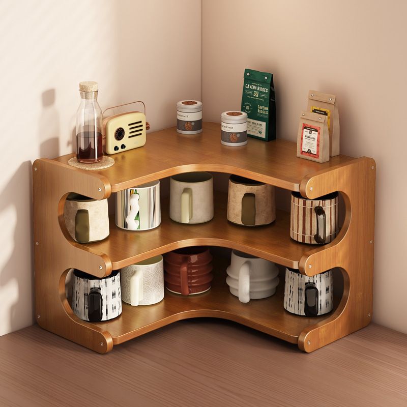 Corner Desktop Storage Rack Multi-Layer Storage Rack Kitchen Household Daily Necessities Department Store Home Goods Table Storage Rack