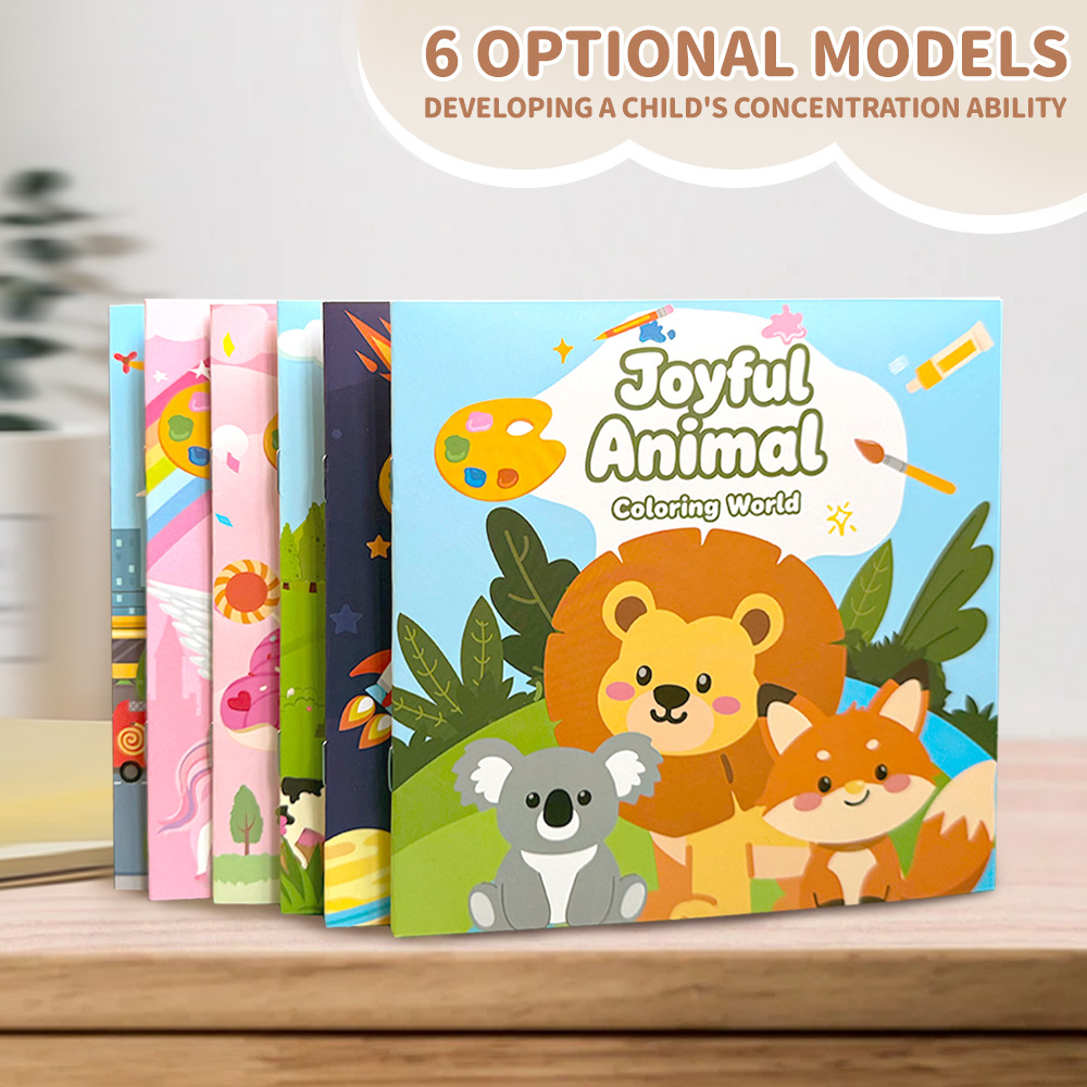 Cross-border Coloring Book Coloring Book Children's Simple Drawing…
