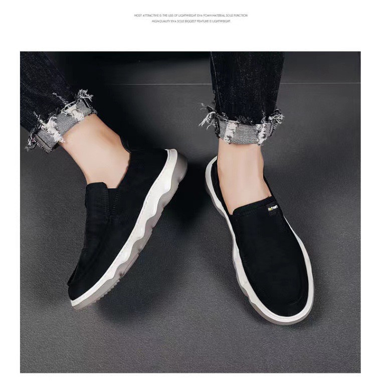 Men's Spring And Summer Breathable Old-style Cloth Shoes, Men's Fashion Trendy Youth Slip-on Versatile Casual Round-toe_vogvips.com
