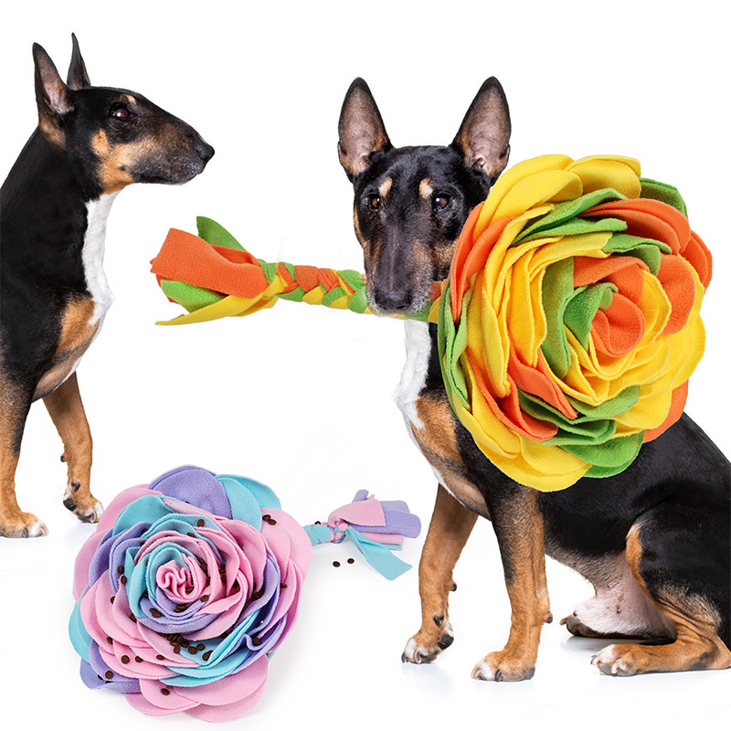 Pet Toy Dog Sniffing Mat Automatic Food Hiding Teeth Grinding Stress Relief Anti Choking New Style Suitable For All Seasons_voghion.com