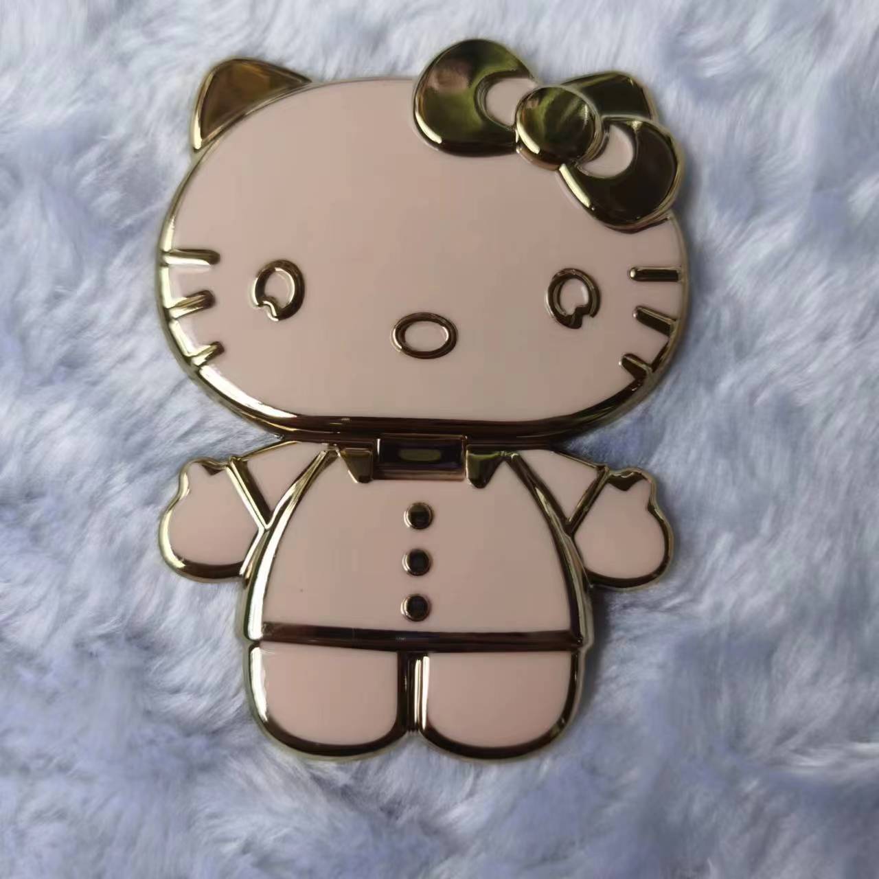 Caso de teléfono móvil universal soporte de succión magnética KT gato maquillaje espejo espalda tipo perezoso soporte conveniente y rápido soporte creativo