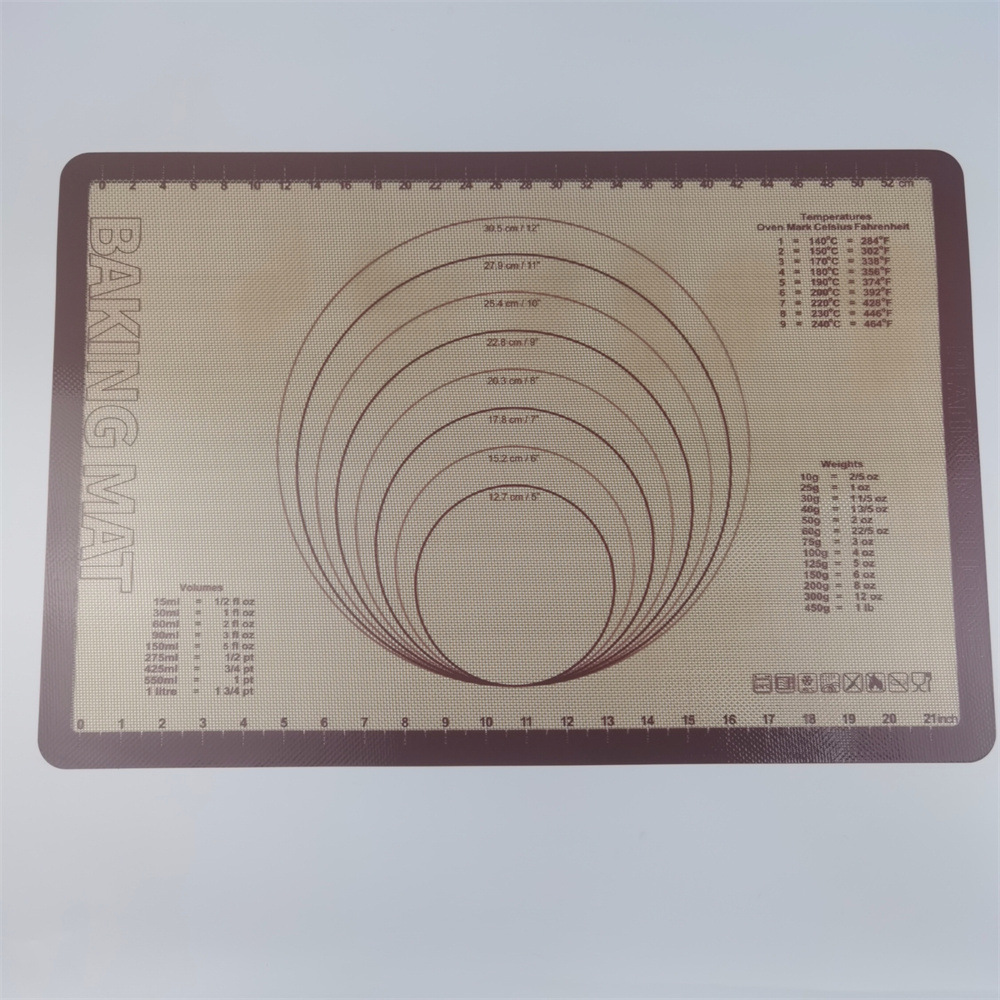 Estera de silicona para hornear combinación traje estera de silicona para hornear resistente a la temperatura macaron estera para hornear estera del horno estera para hornear transfronteriza