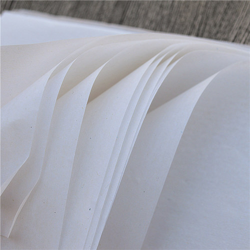 Calligraphy and painting rice paper raw Xuan 8K art calligraphy practice paper 30 sheets of blank brush paper 4 open Chinese painting practice rice paper