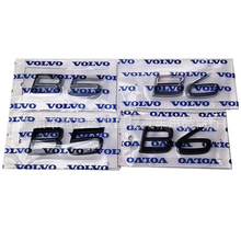 适用VOLVO沃尔沃 B5 B6 AWD黑色后尾箱车贴原车排量XC60 XC90标志
