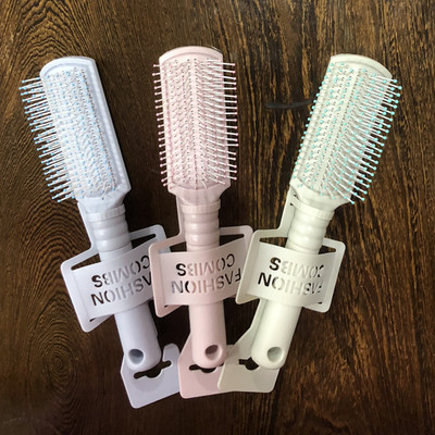 新款韩版圆滚筒梳造型卷发梳排骨扁梳子 学生用品创意百货