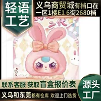 Baby Three, трехлетняя Лили Кролик Таун, модная игрушка второго поколения в слепой коробке, рекомендованная экспертами TikTok в прямом эфире.