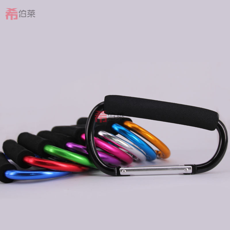 Hebrelai Eve Sponge 135Mm*9Mm D Type Large Aluminum Alloy Carabiner Vegetable Lift Roller Skating Shoe Buckle