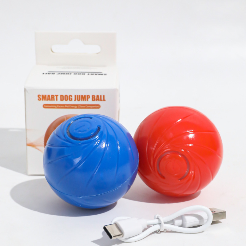 Spot al por mayor transfronterizo en caja inteligente mascota eléctrica bola rodante auto-feliz gato divertido juguete eléctrico para mascotas