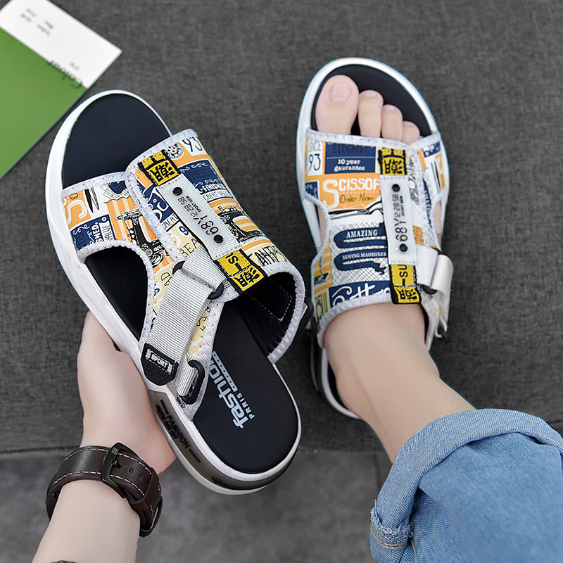 Vietnam Sandals Beach shoes for men 2021 new pattern summer Indoor and outdoor slipper outdoors student Two wear Sandals
