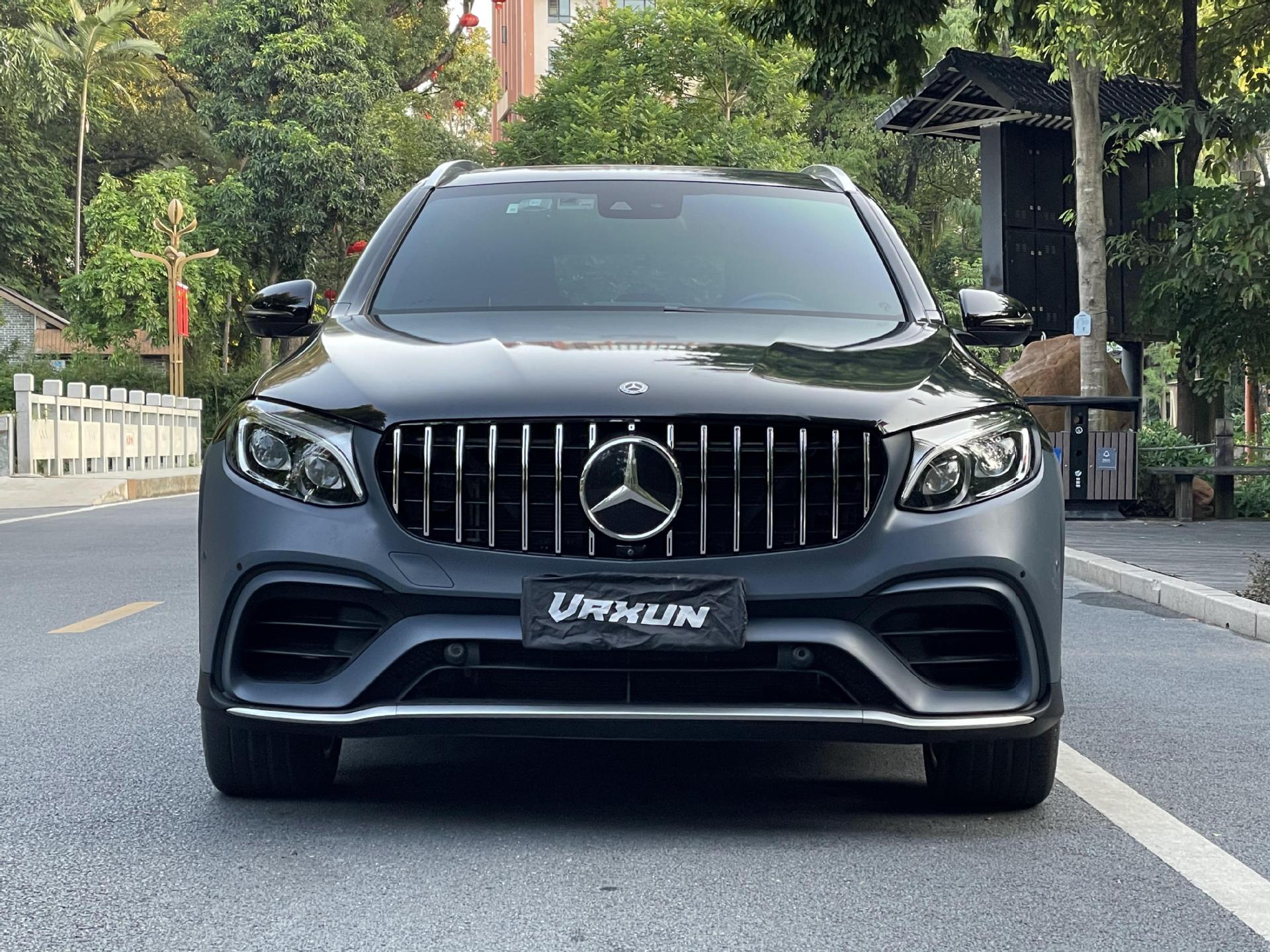Suitable for 16-19 Mercedes-Benz Glcx253 Early Model Modified to Glc63S Amg Front and Rear Bumper Surround Rear Lip Tail Throat Grille