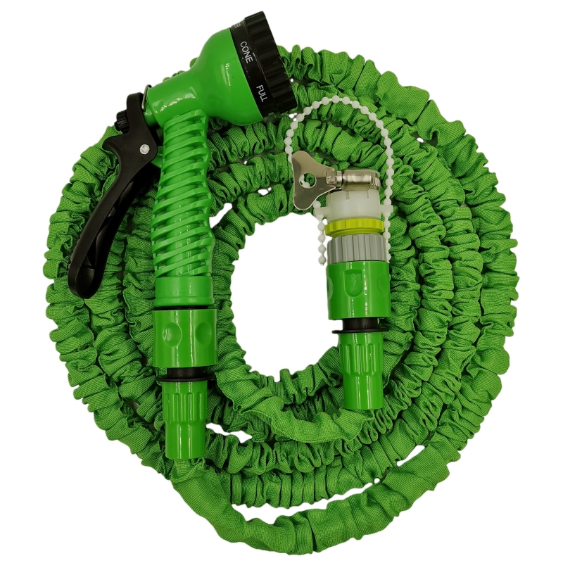 High-pressure car wash water gun hose, car washing water pipe, multifunctional water gun, household flower watering retractable hose set