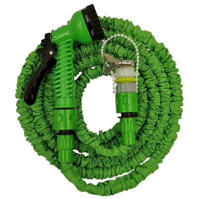 High-pressure car wash water gun hose, car washing water pipe, multifunctional water gun, household flower watering retractable hose set (High pressure car wash water gun) - original-length-25m-after-filling-with-water-75m-long-set-double-layer-thickened-and-reinforced-inside-and-outside-the-water-pipe