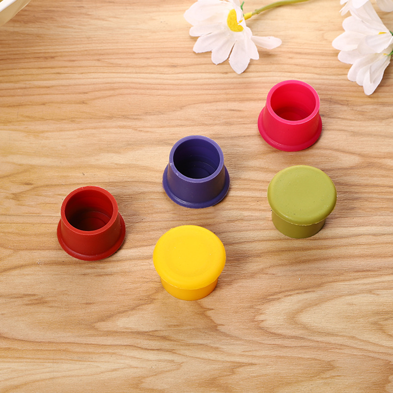 Food grade silicone red wine bottle stopper, seasoning bottle sealing stopper, wine stopper, beer glass bottle cap