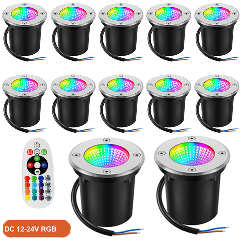 12v 매장 램프 RGB 12 팩