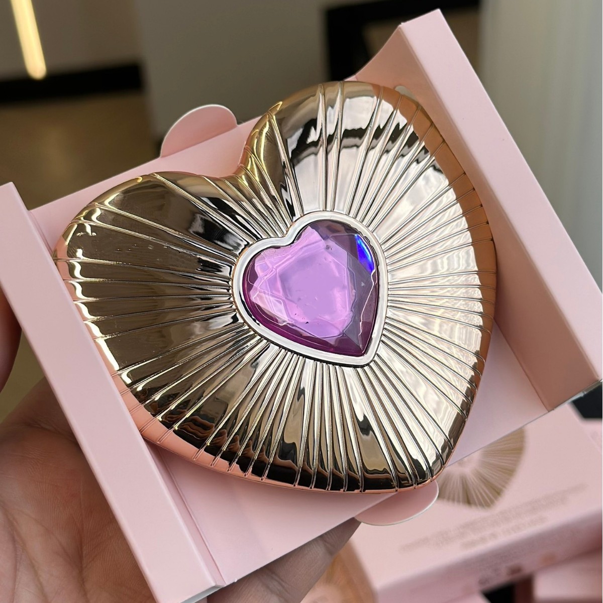 2026 Hot-Selling Same Style Heart-Shaped Two-Color Blush Palette in Stock, Packaging Materials for Contouring and Highlighting Cosmetics Suitable for Heart-Shaped Designs