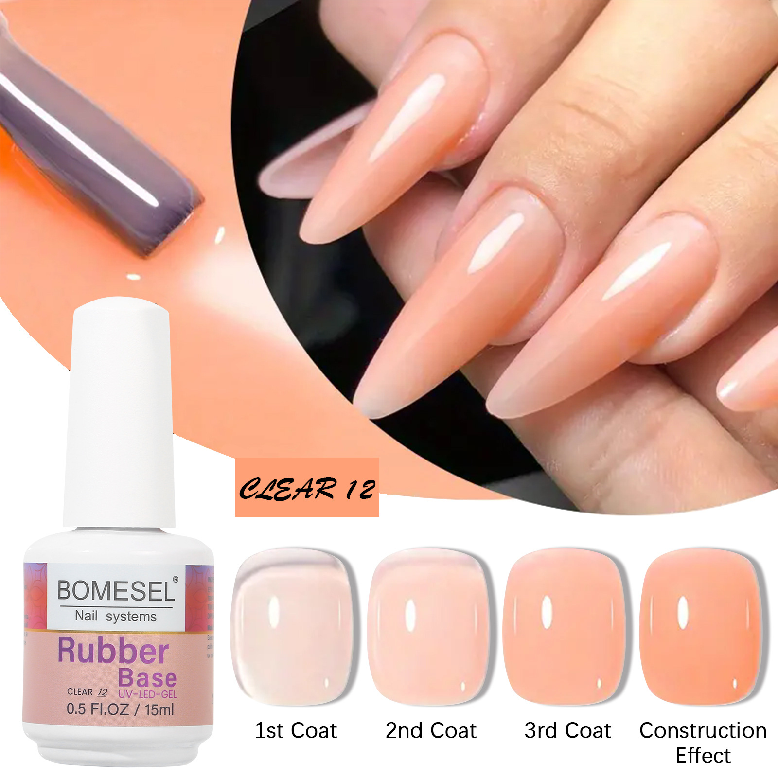 Explosiones transfronterizas imprimación de goma de manicuras populares en Europa y América imprimación puede ser contratada por el comercio exterior esmalte de uñas kg paquete