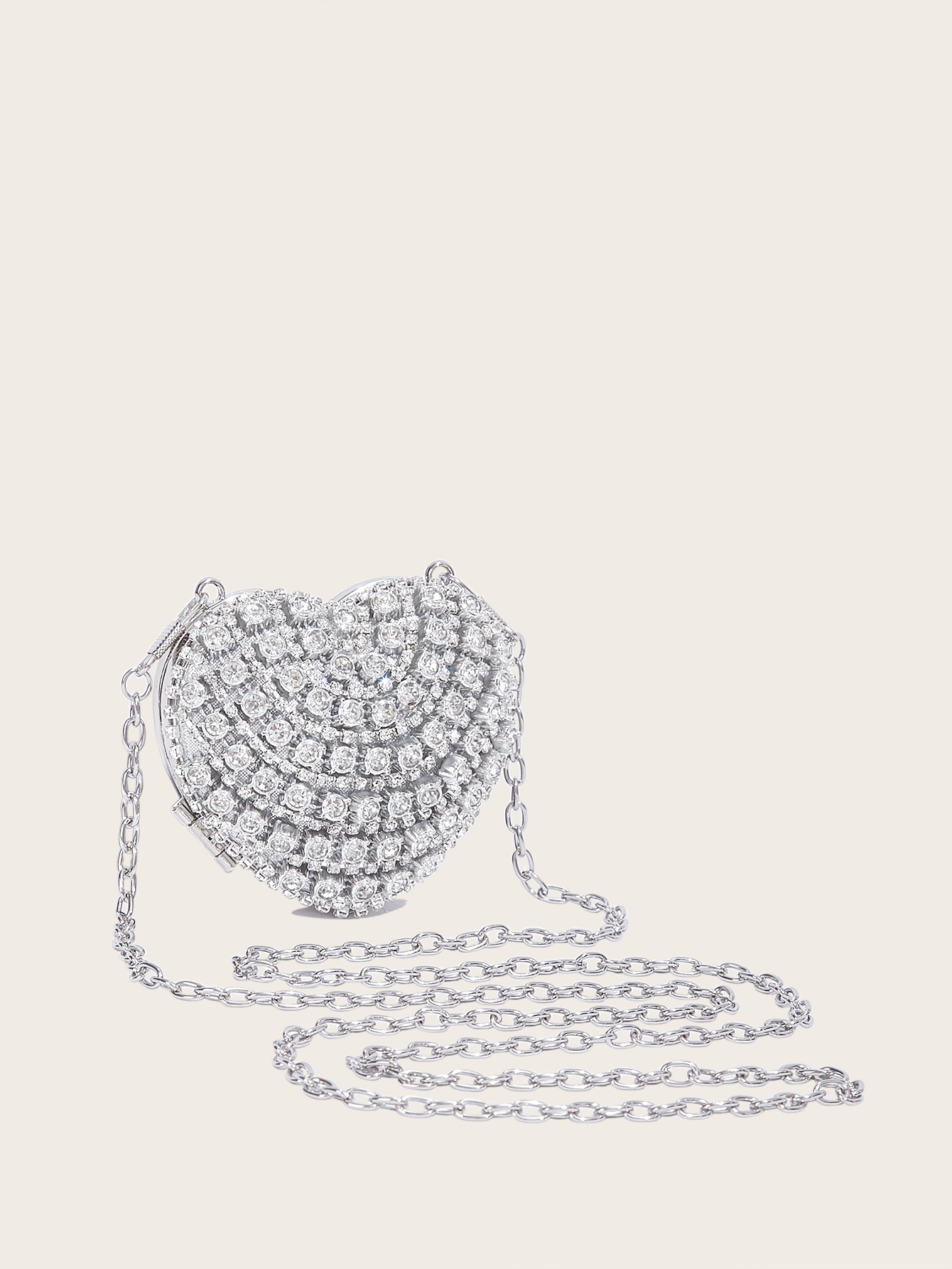Elegante Herz Mini-tasche Mit Strass Für Damen Luxus Abendtasche_voghion.com