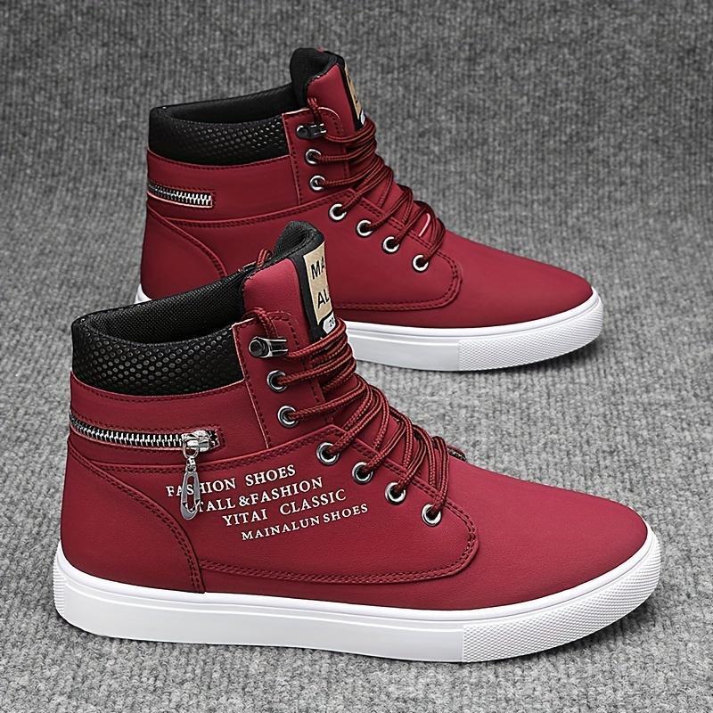 E 43864 Plus Size High Top Sneakers Large Size High-Top Casual Sports Shoes