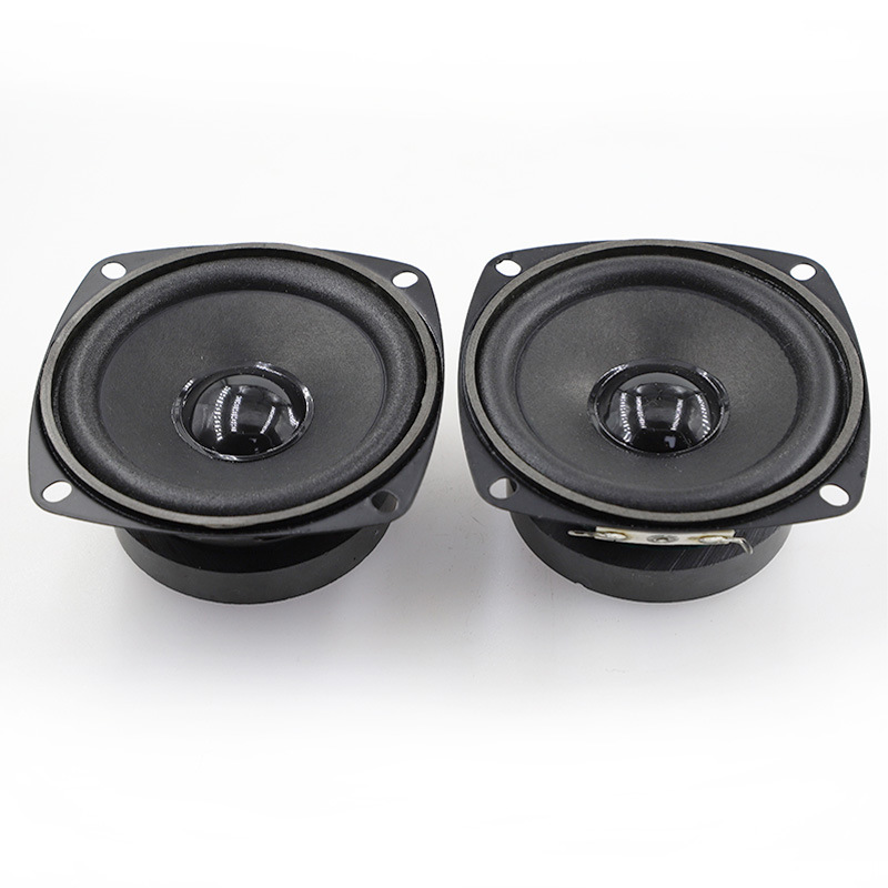 スポット卸売り78mm焼き黒金剛4欧/8欧3W ~ 10W広告機スピーカー3インチ角型フル周波数スピーカー|undefined