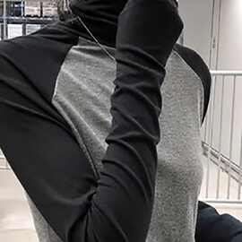 堆堆领打底衫女内搭半高领长袖t恤女装秋冬紧身加绒洋气加厚上衣