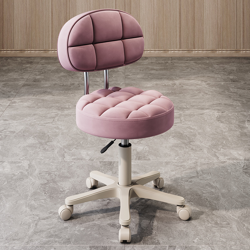 Salón de belleza taburete polea giratoria elevación taburete redondo guarnición silla de bar de bar de barrería taburete silla de maquinaria image 31